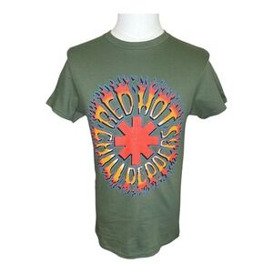 Red Hot Chili Peppers T Shirt Military Green Graphic Tee Nordstrom Large NWT